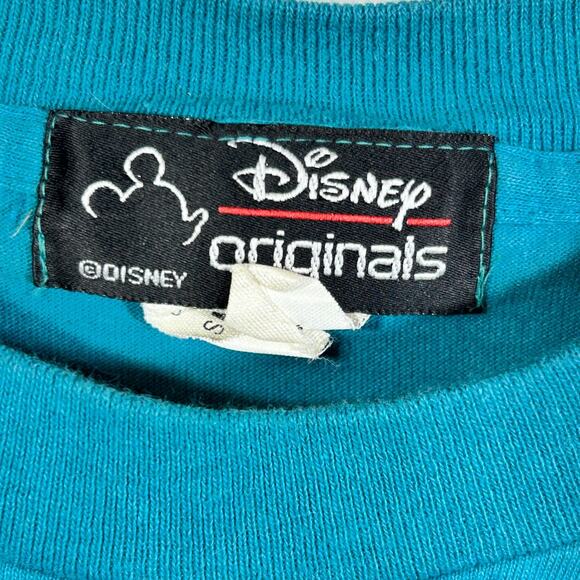 Vintage Goofy 90s Embroidered Disney Original T-shirt Style 1952 Ups Downs S / M - Picture 5 of 8